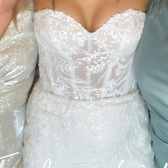 Strapless wedding dress - Picture 4 of 4